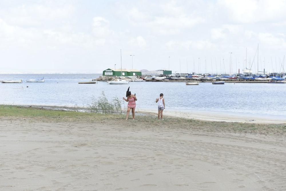 Protestas por el estado del Mar Menor en Los Nieto