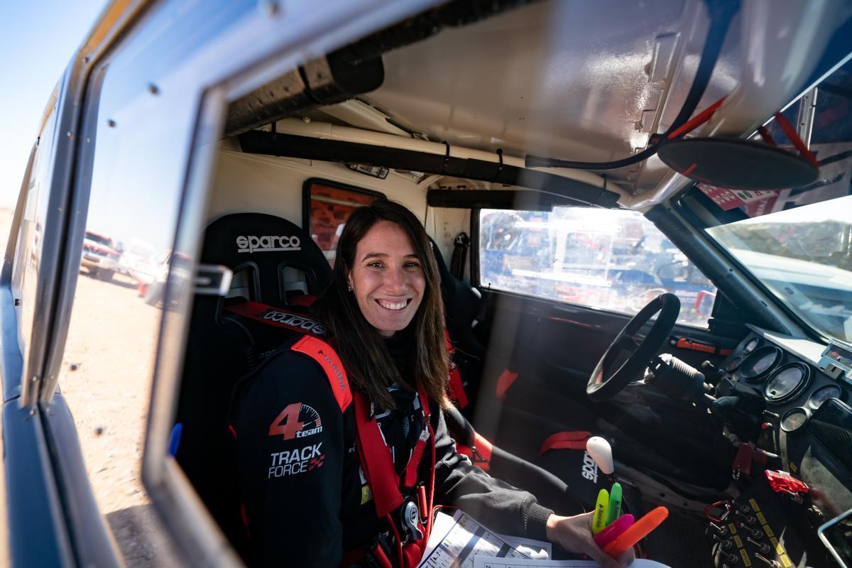 Lidia Ruba fue campeona del Rally Dakar 2023 junto con su marido Juan Morera.