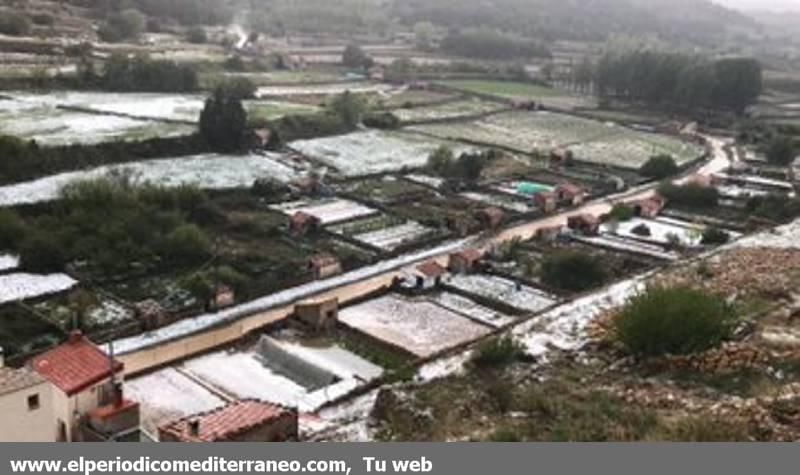 Espectacular tormenta de granizo en Vilafranca