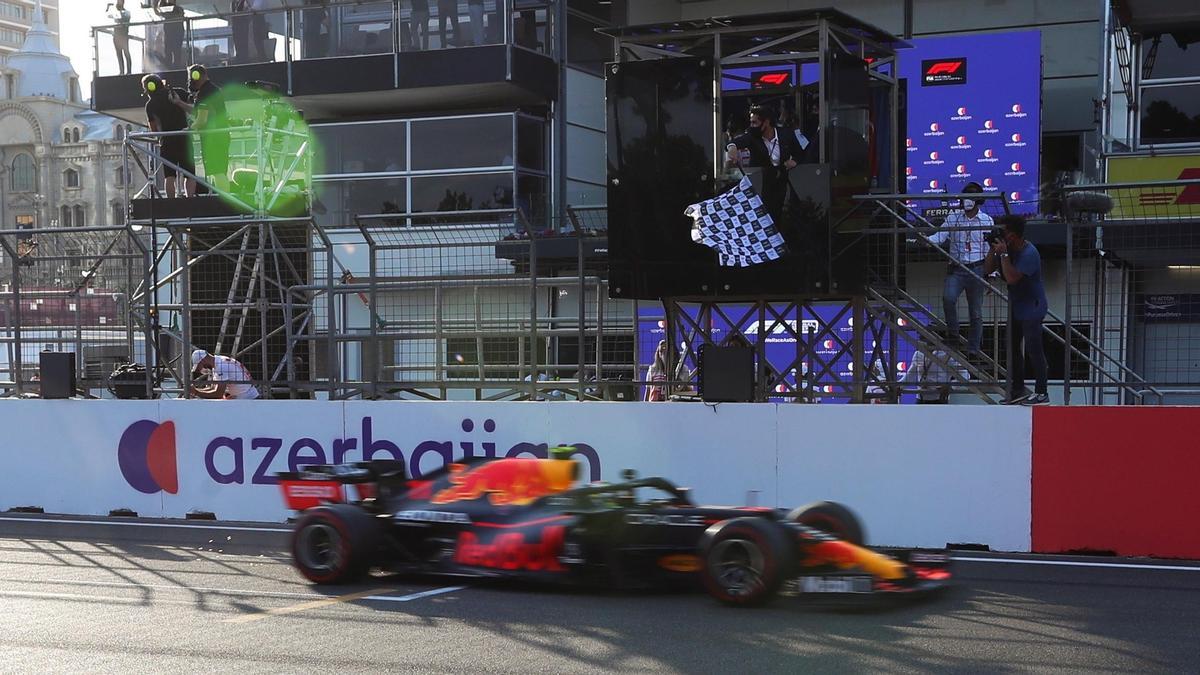 Sergio Perez Gana El Gran Permio De Azerbaiyan La Opinion De Murcia