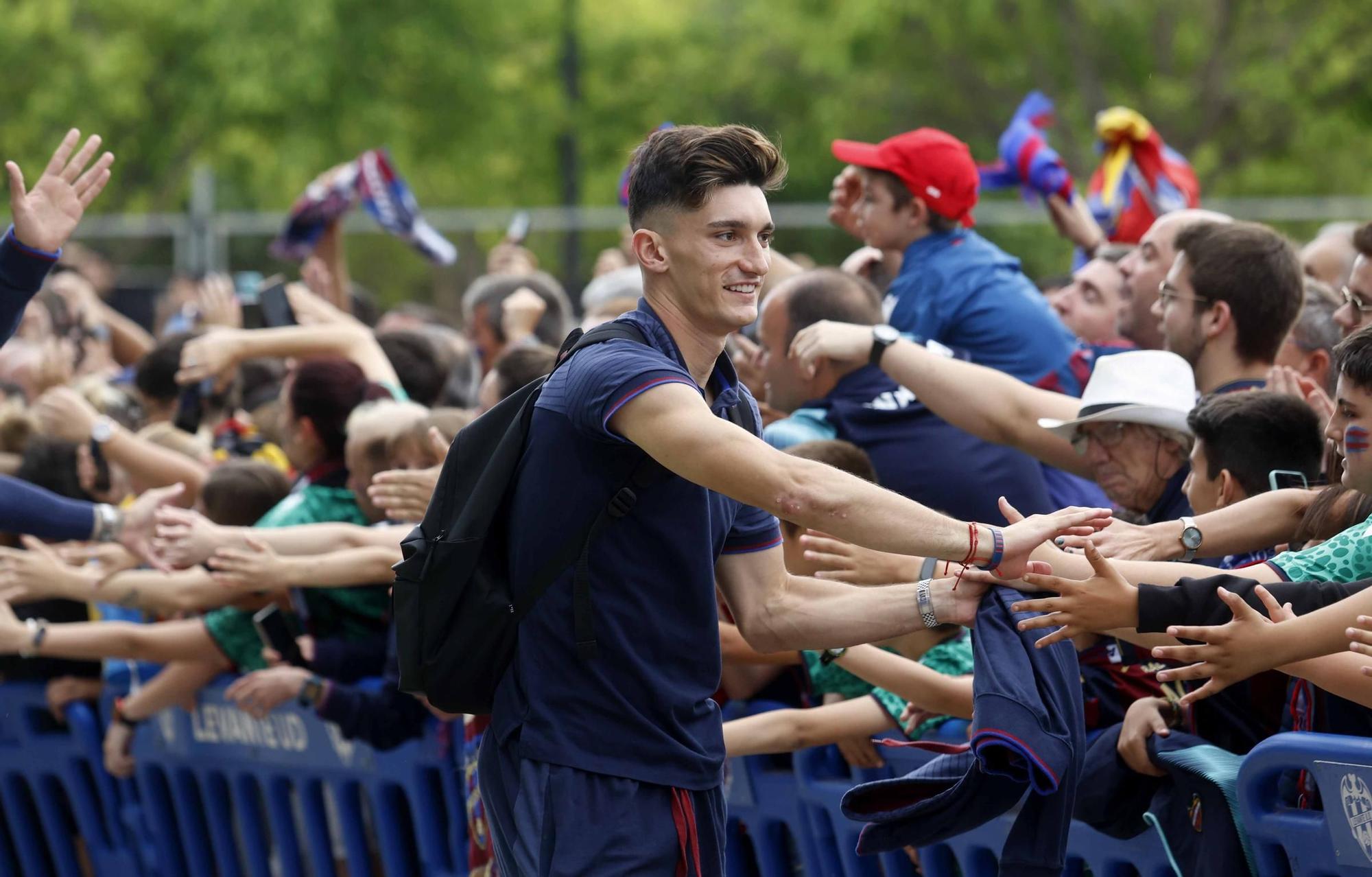 Recepción al Levante antes de enfrentarse al Albacete