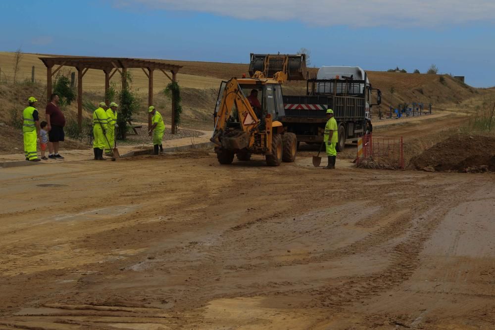 Las imágenes de Roales del Pan, el día después de la tormenta