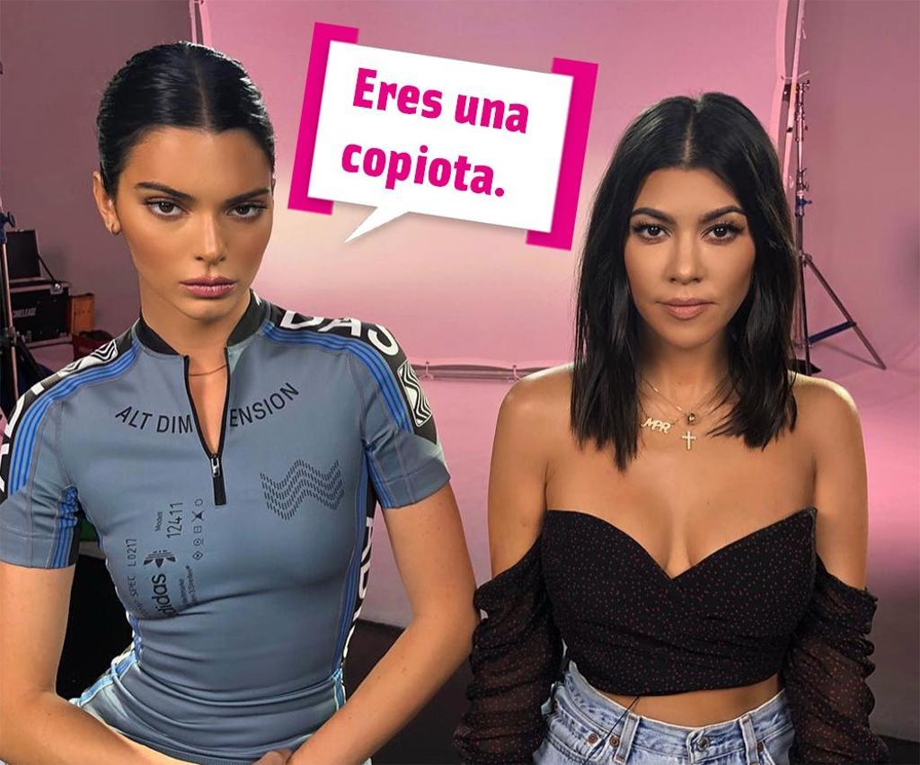 Kendall Jenner y Kourtney Kardashian