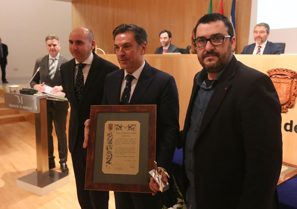 La Diputación entrega sus premios 'M de Málaga'