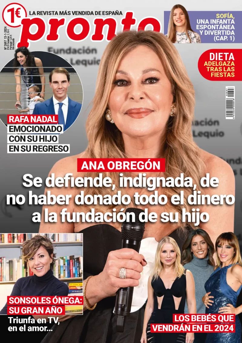 Portada de la revista PRONTO del 8 de enero de 2023