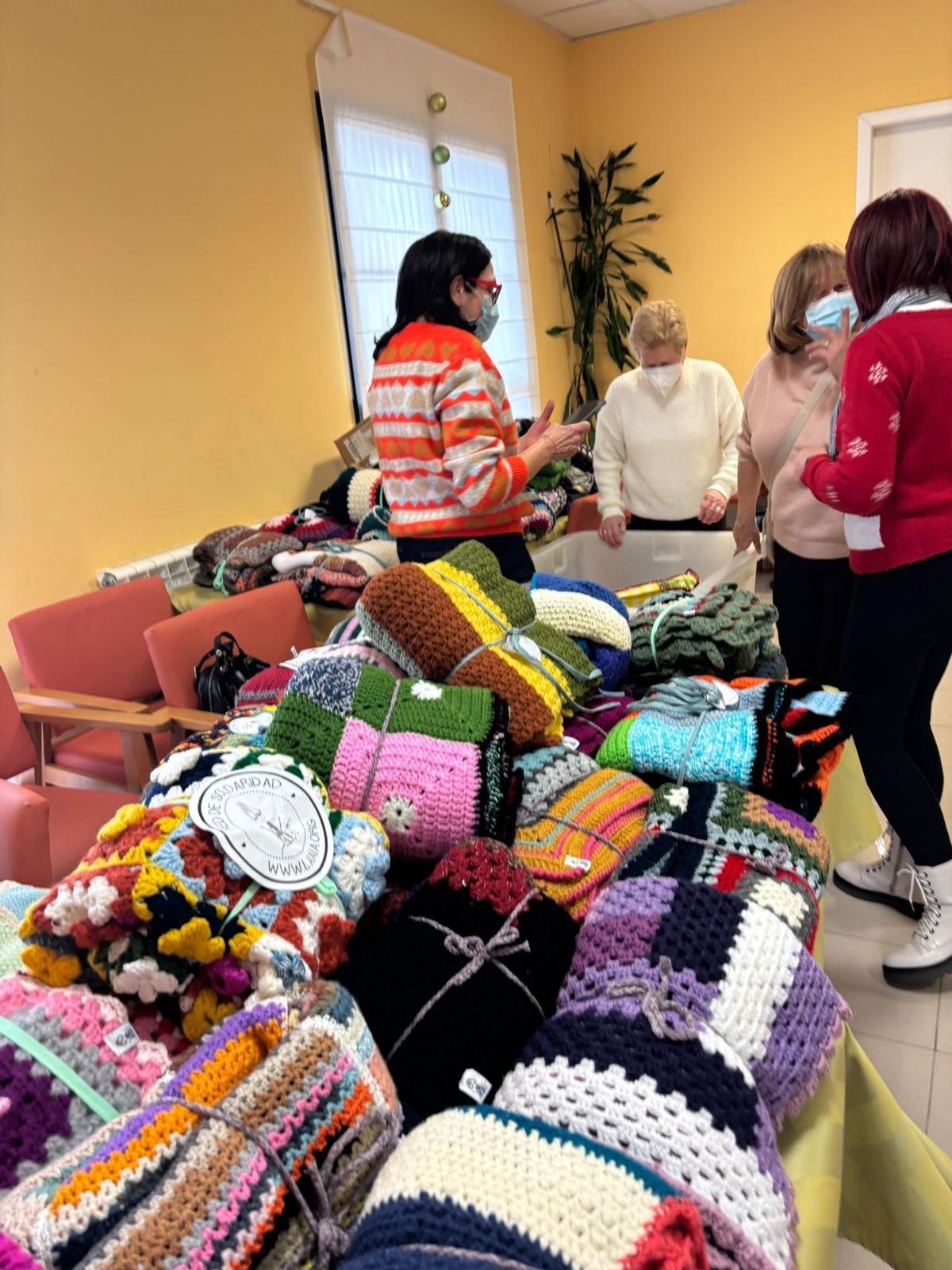 GALERÍA | Mantas solidarias en Sanabria