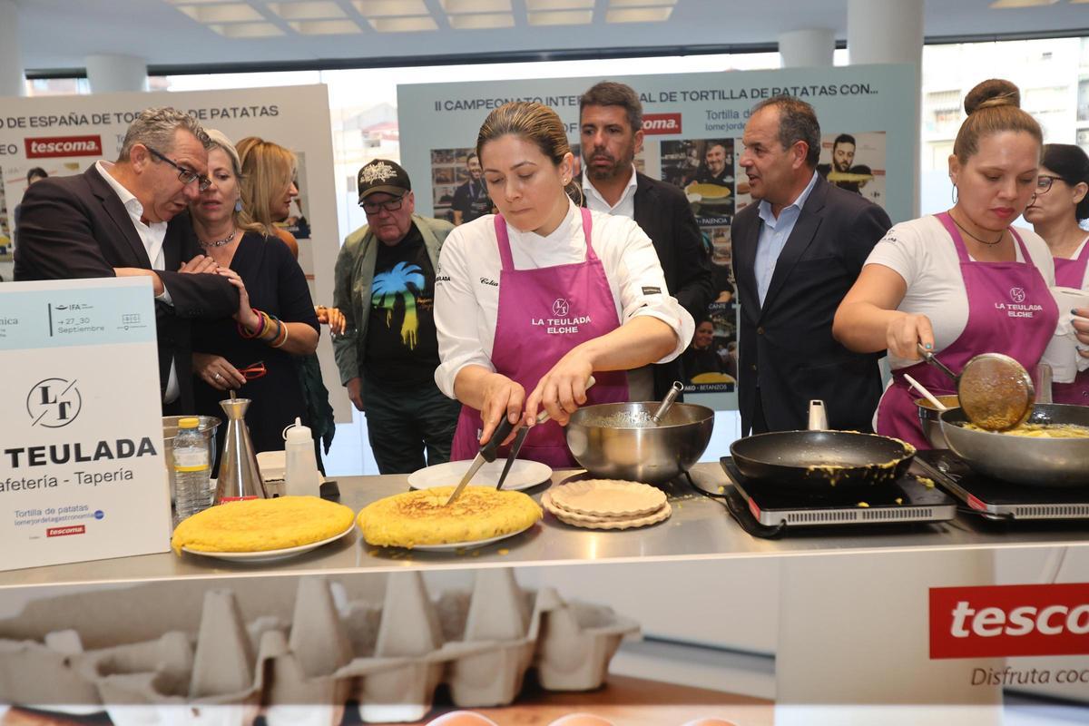 Una de las tortillas premiadas de la pasada edición de Alicante Gastronómica