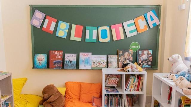 Biblioteca d’una escola catalana, el curs passat.