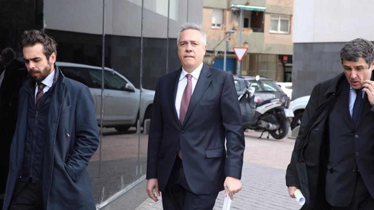 Pere Navarro declara en los juzgados de Sabadell por el 'caso Mercuri'