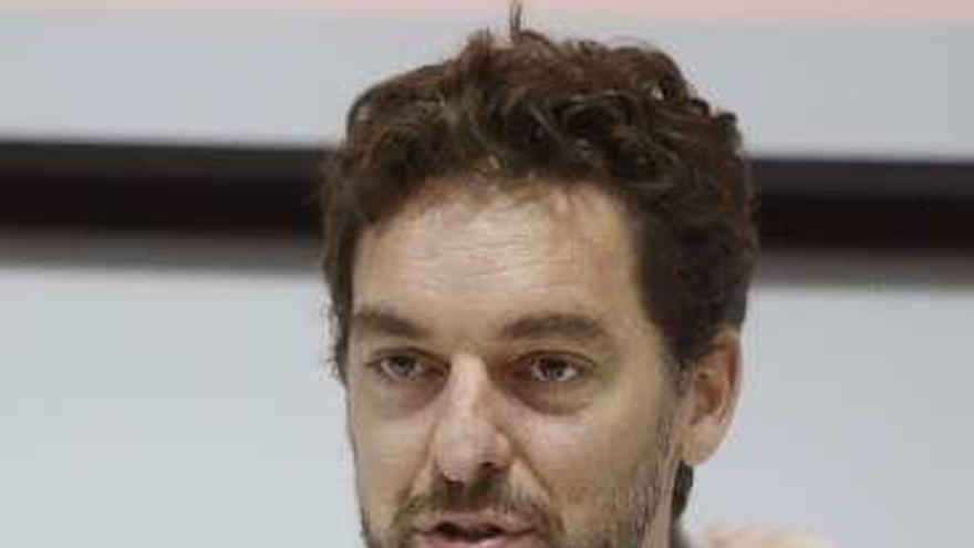 Pau Gasol, ayer. // F.Alvarado