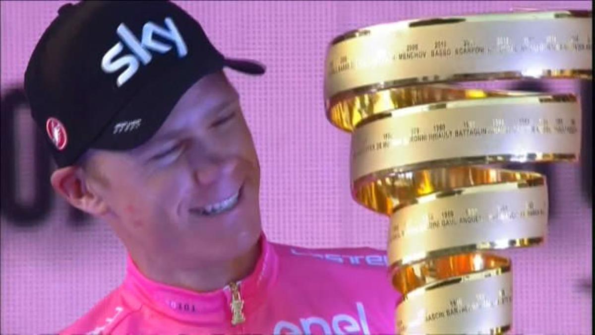 Froome, flamante campeón del Giro de Italia 2018