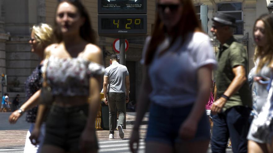 València espera altas temperaturas este viernes.