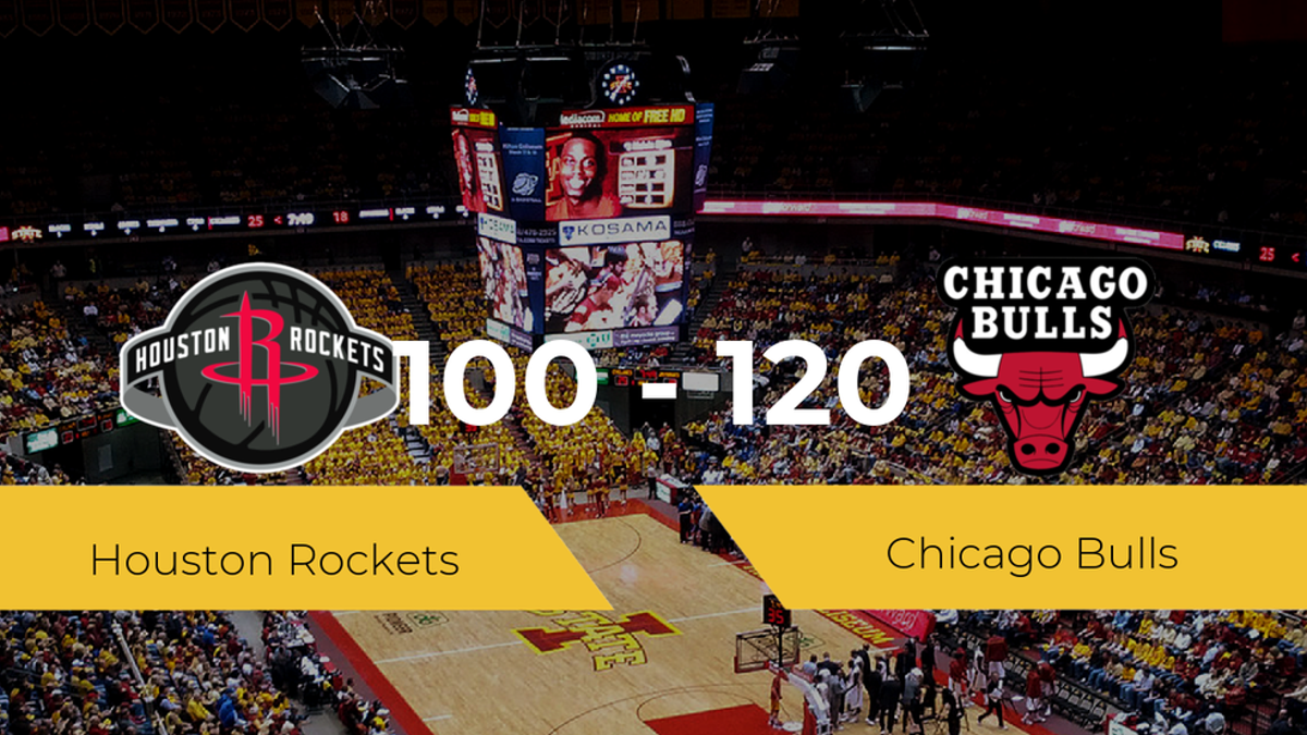 Chicago Bulls gana a Houston Rockets por 100-120