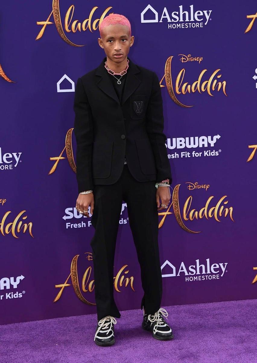 Jaden Smith en el estreno de 'Aladdin'