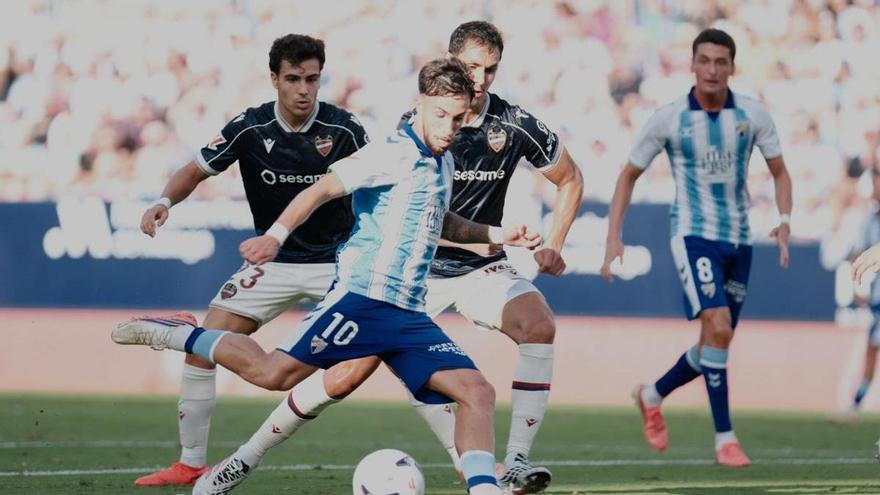 El gol, la asignatura pendiente del Málaga CF