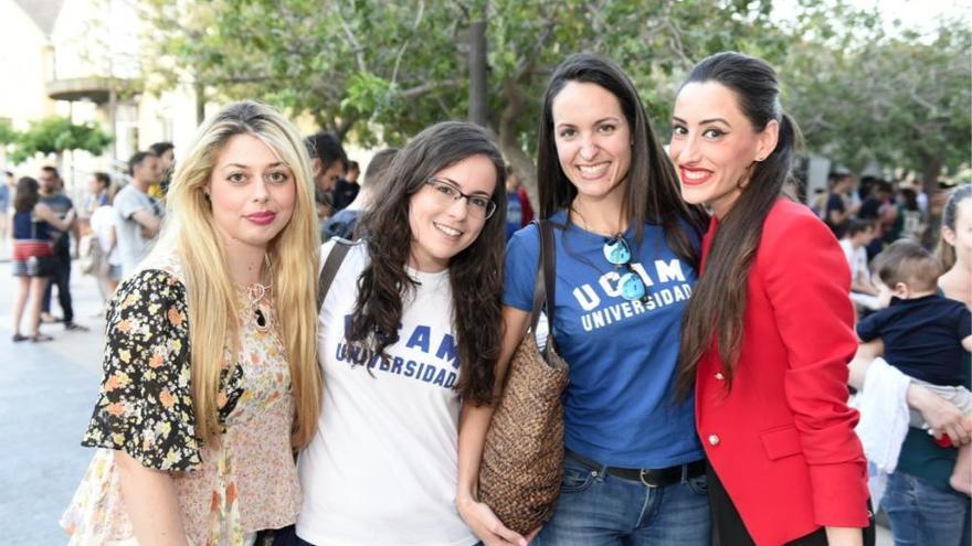 Los aficionados del UCAM lo celebran desde la universidad