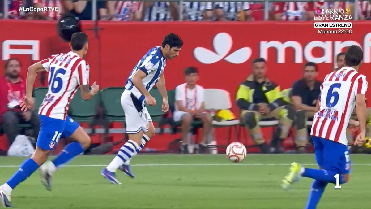 Guedes asistió en el primer gol del partido