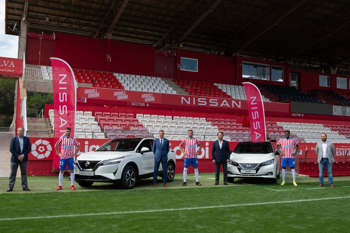NISSAN se convierte en la marca de vehículos oficiales del Girona