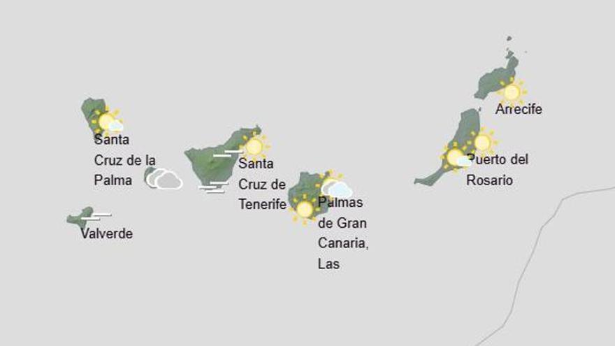 La Aemet avisa de un viernes con calima, viento fuerte y hasta 30 grados en Canarias: estas serán las zonas más afectadas
