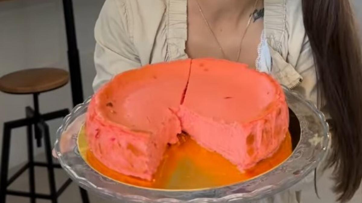 Tarta de queso misteriosa y viral