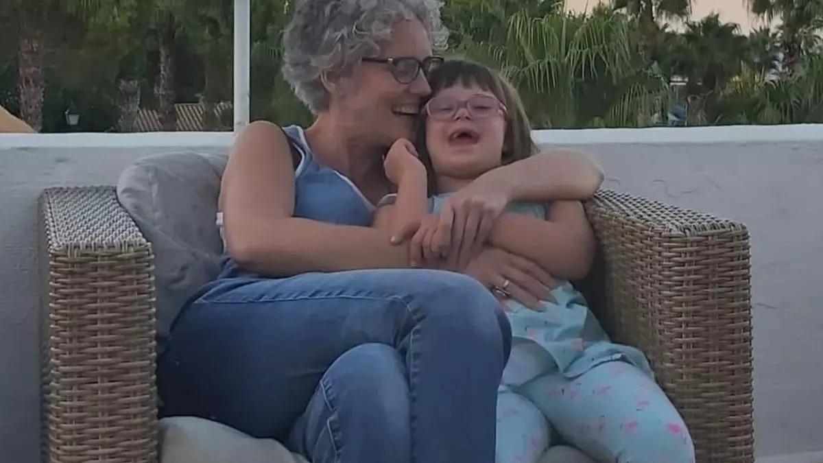 Helga Lechner y su hija Maya
