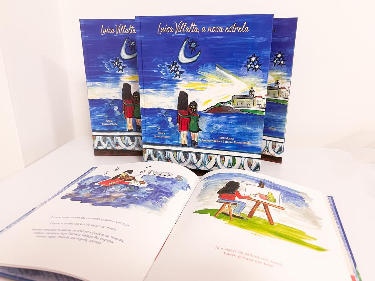 O conto ilustrada 'Luísa Villata, a nosa estrela'