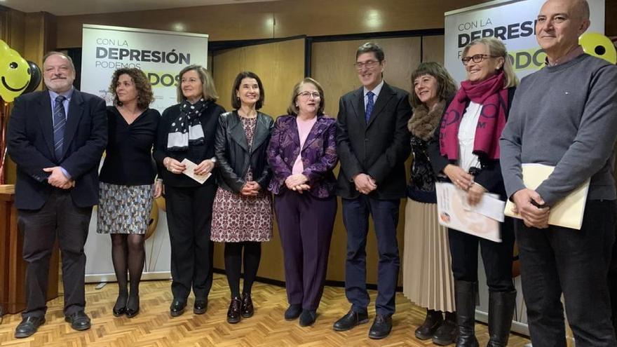 Presentación de la campaña con los responsables de Consejería, Colegio de Farmacéuticos y Federación.