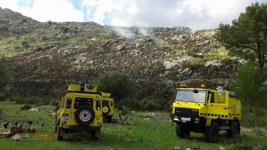 Un incendio quema 1,5 hectáreas en Campanet