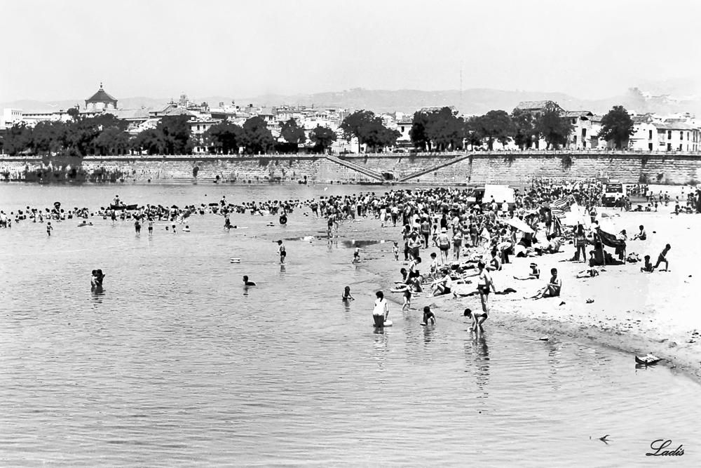 La antigua playa de Córdoba en el Guadalquivir