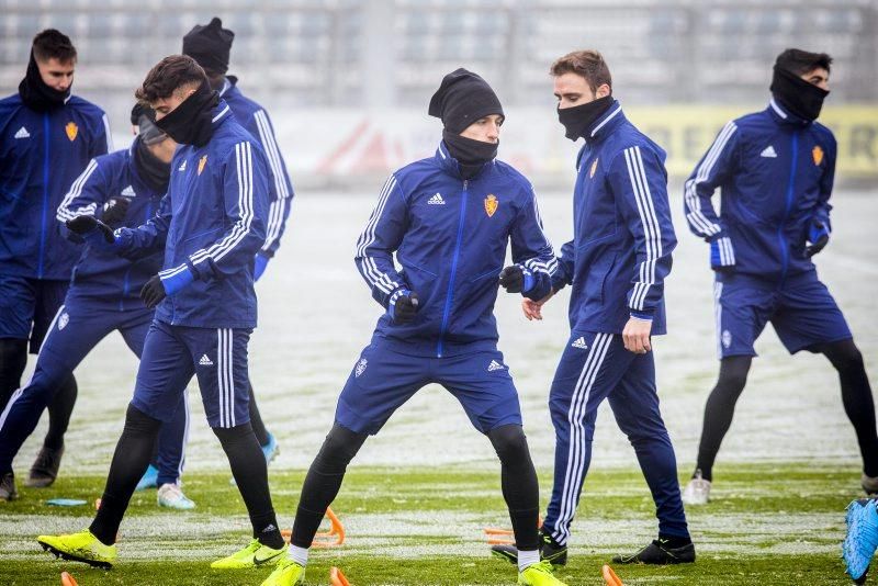 Entrenamiento del 13 de enero del Real Zaragoza