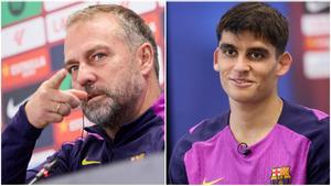 Hansi Flick y Gerard Martín, protagonistas de la previa del FC Barcelona   Eintracht Frankfurt