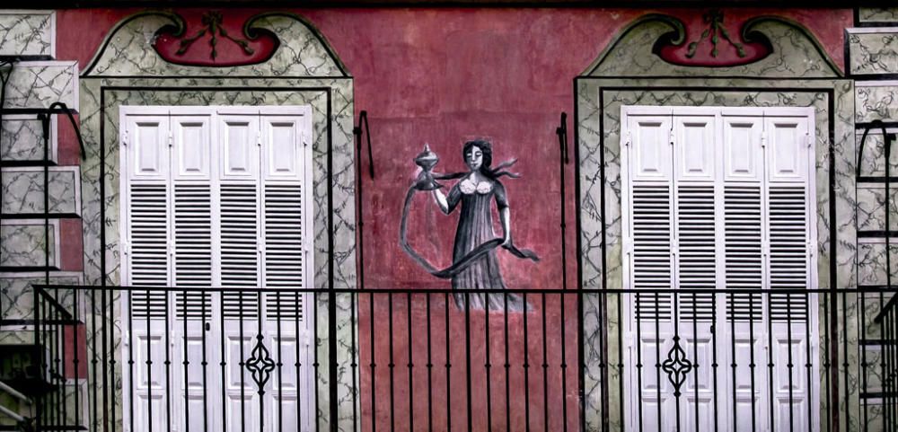 'Cinco bolas' de Simón Flynn, 'Casa del Obispo' de Nina Rodríguez y 'Torre de San Felipe' de Feliciano Ruy, ganadoras del Concurso Fotográfico'Pinturas Murales Barrocas" de Málaga Monumental