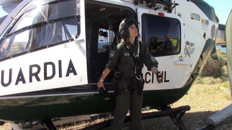 La mecánico de helicóptero de la Guardia Civil Noemí Colinas.