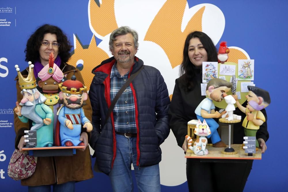 Primera jornada de entrega de ninots de las Fallas 2020