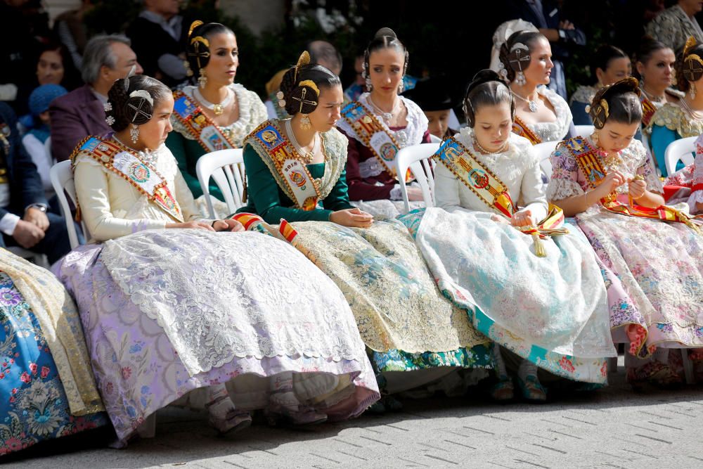 Homenaje a la Senyera de las fallas del Marítimo