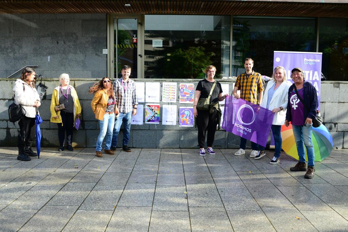 La candidatura de Podemos Cangas, que se presenta por primera vez en el municipio.jpg