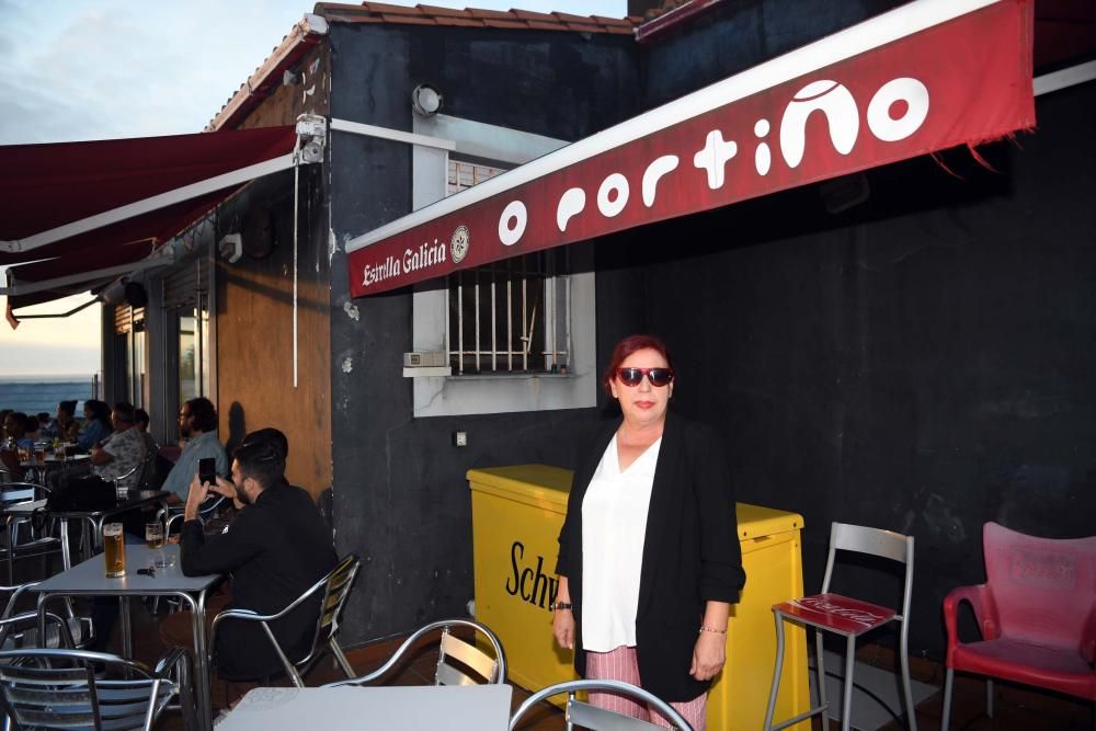 Cierra el bar O''Portiño, donde se pone el sol