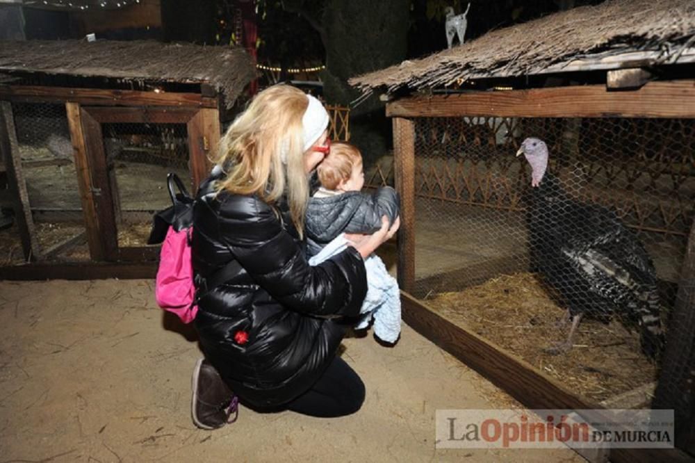 Belén viviente en el Jardín de la Seda