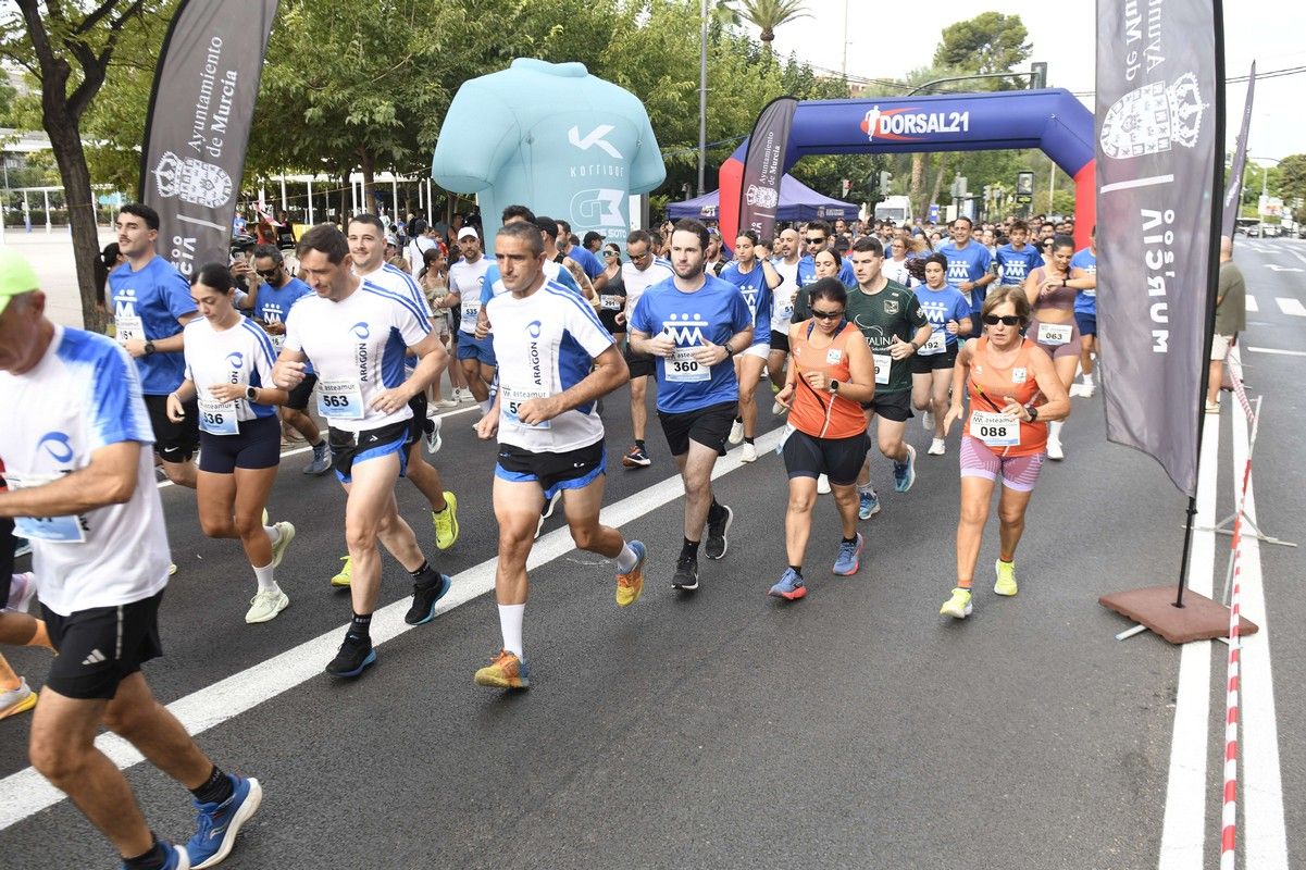 La carrera y marcha Solidaria Asteamur, en imágenes