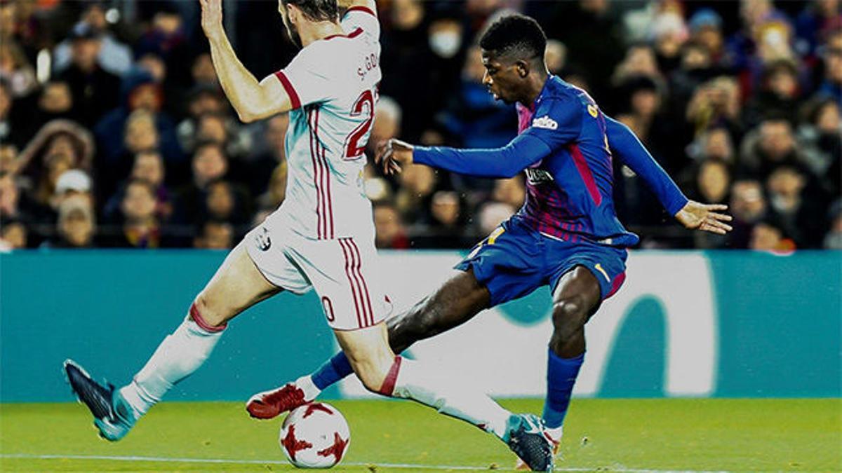 LACOPA | FC Barcelona - Celta de Vigo (5-0): Dembélé, ovacionado