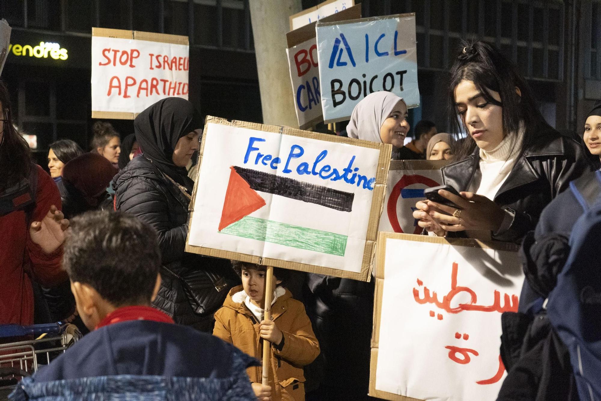 Les imatges de la manifestació a favor de Palestina a Manresa