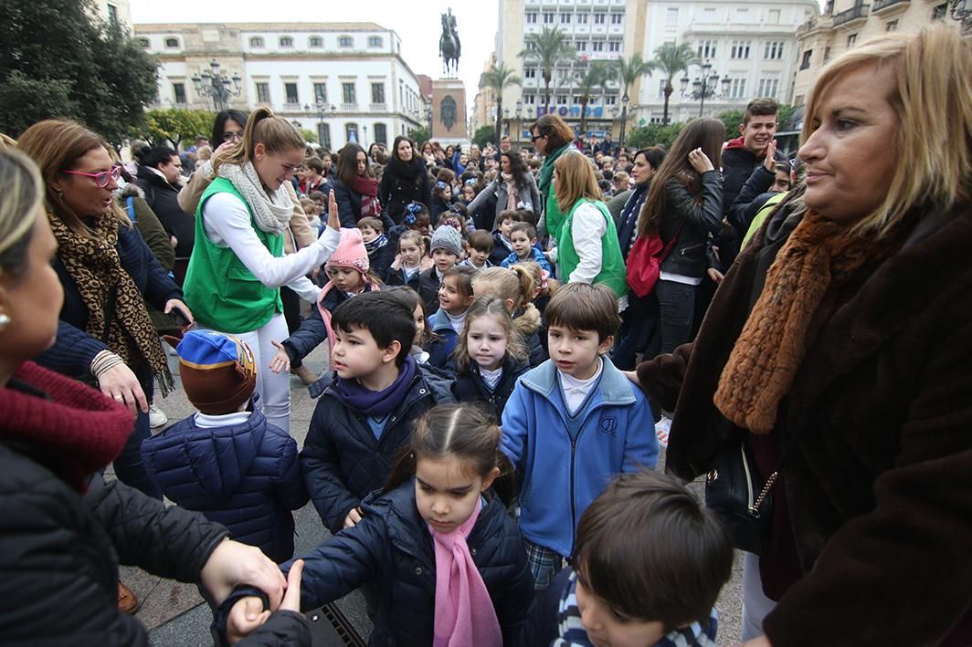 Escolares cordobeses contra el cáncer