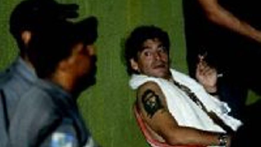 Maradona, detenido en Río