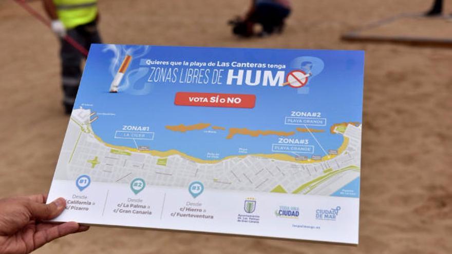 Las Canteras tendrá espacios libres de humo a partir de septiembre