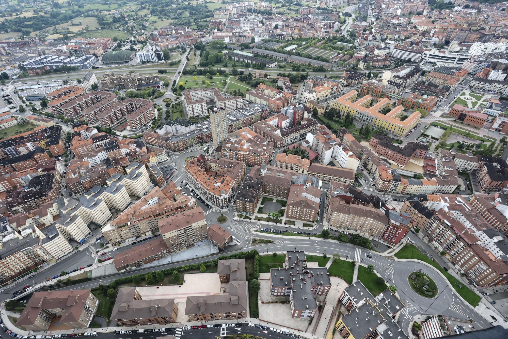 Las mejores imágenes de Oviedo desde el aire