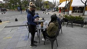 Una terraza en Buenos Aires.