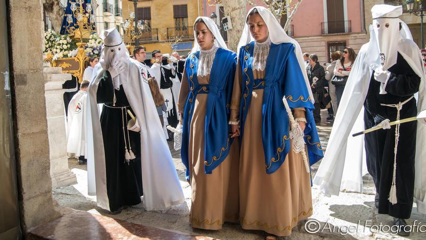 Imagen de archivo de las &quot;Marías&quot; de la Semana Santa aspense