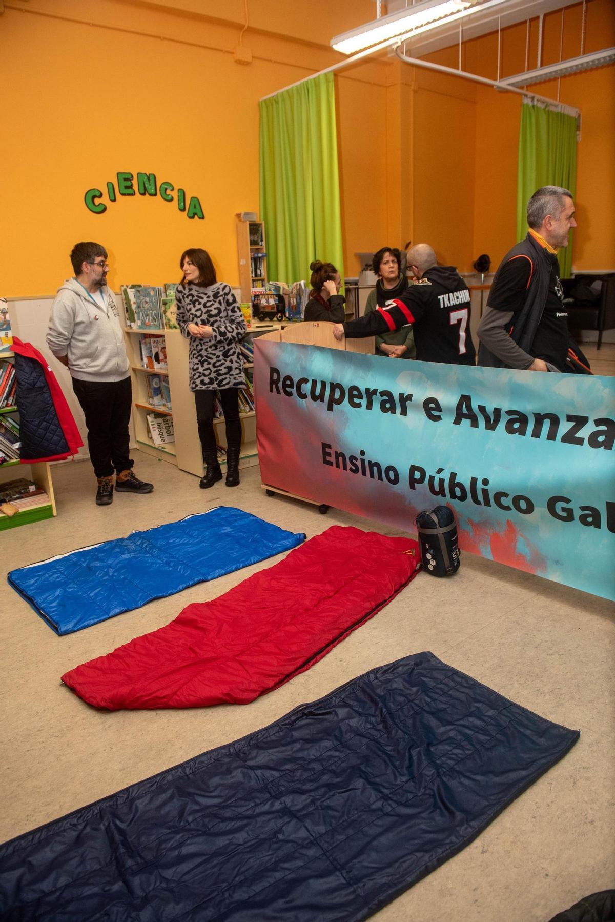Encierro en el colegio Concepción Arenal de A Coruña: "El profesorado está harto"