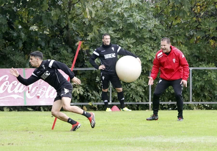 Primer entrenamiento de Curro Torres