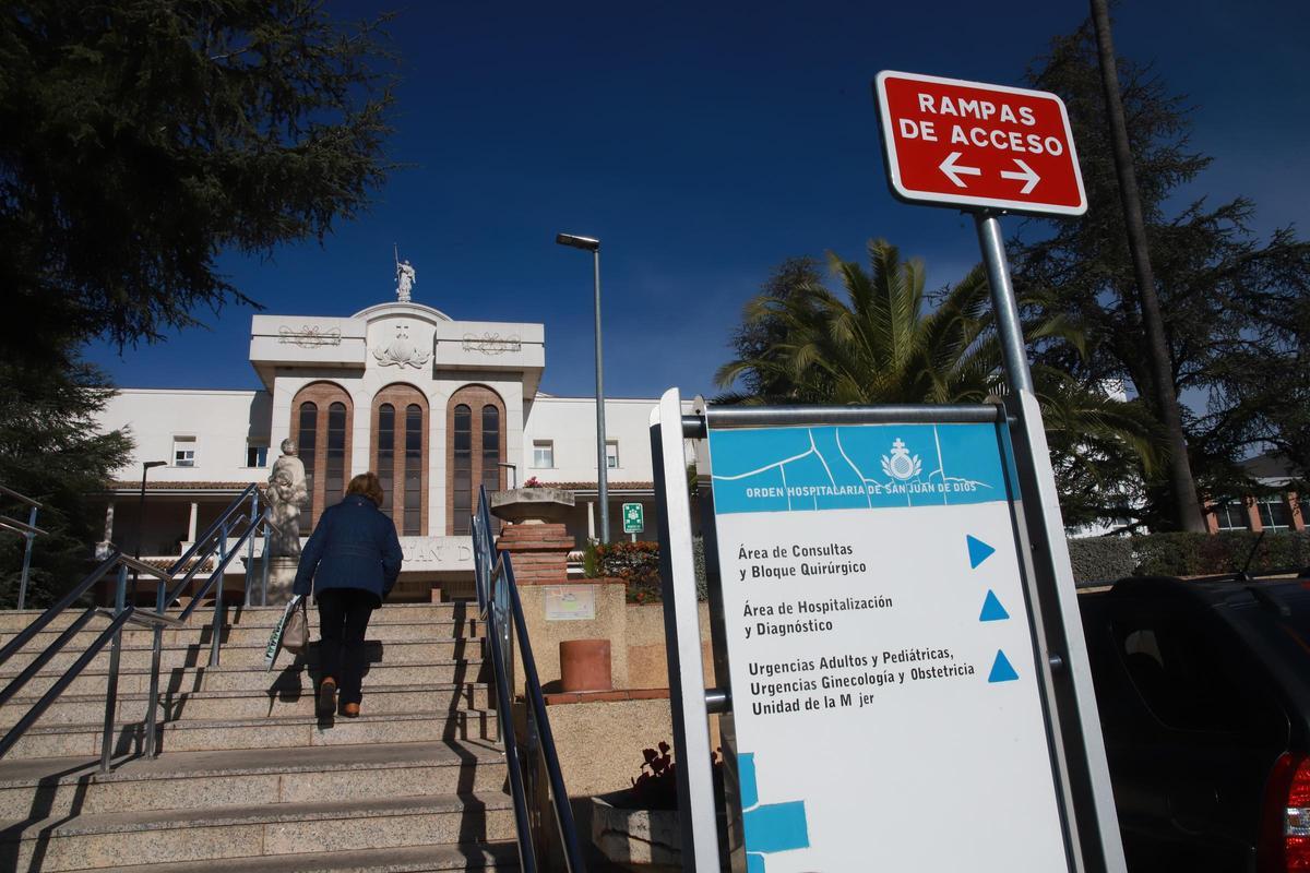 Fachada del hospital San Juan de Dios.